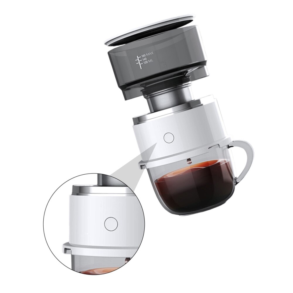 1 Set Drip Coffee Maker Drip Coffee Pot Coffee Brewer Manual Maker (Battery)