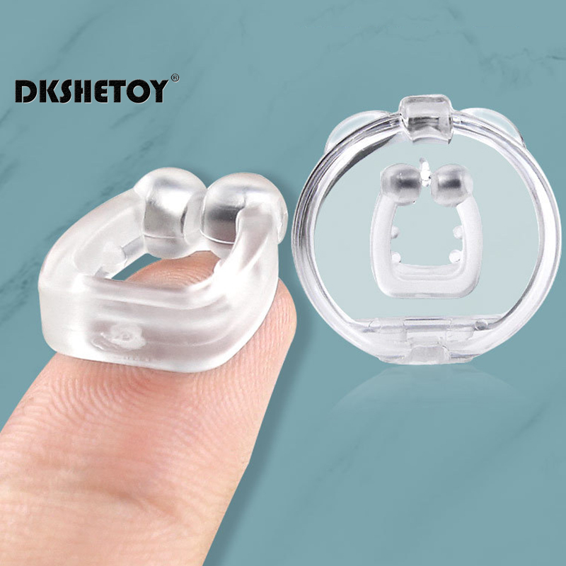 Anti Snore Stop Snoring Fast Silicone Nose Clip Anti Snoring Magnetic Silent Sleep Aid Device Guard Night with case