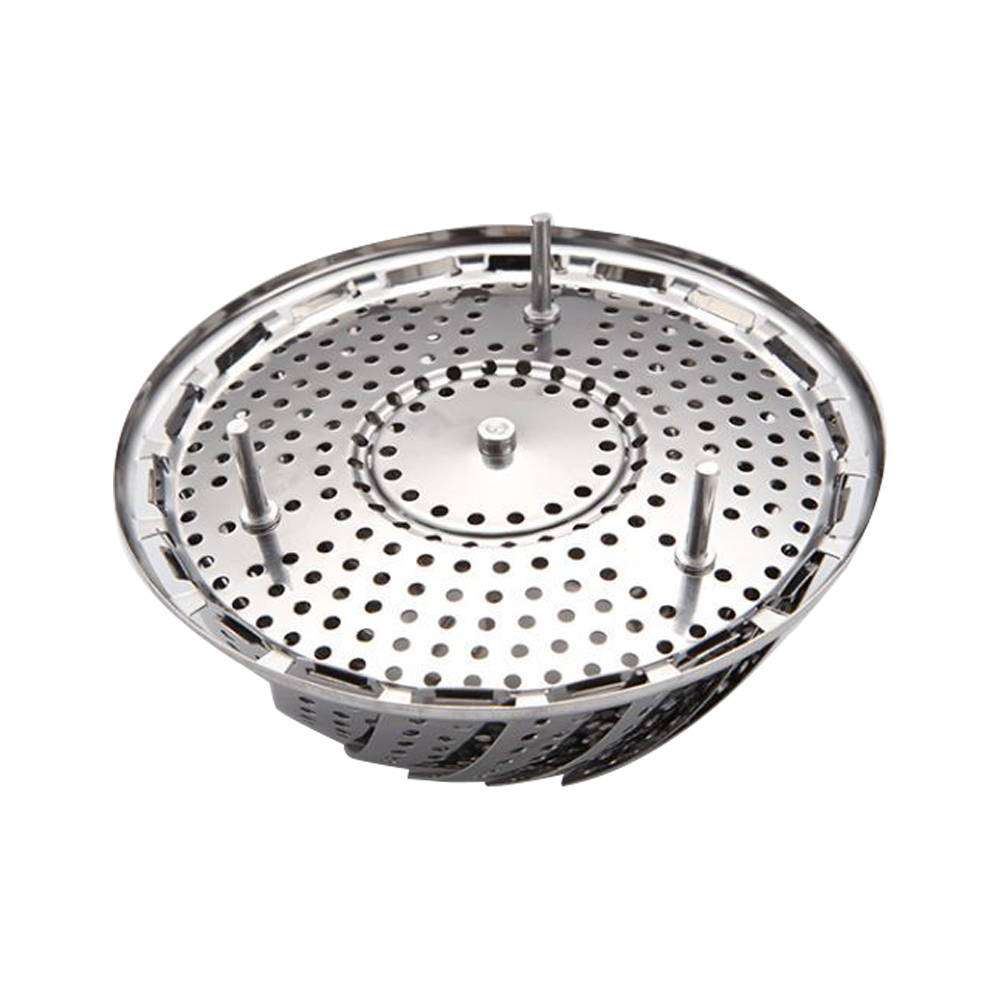 Vegetable Food Collapsible Cooker Steamer Basket Folding Expandable Mesh Stainless Steel Strainer