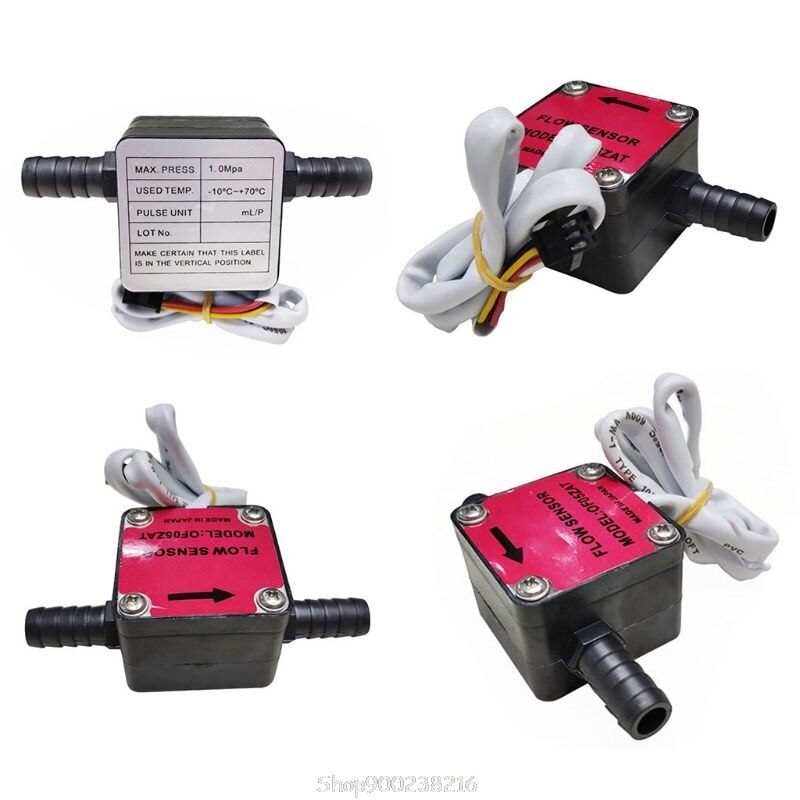 3" Flow Meter Indicator Sensor Counter Hall Flowmeter Lubricating Multipurpose Oil Fuel Gas Milk Water Liquid S05 20