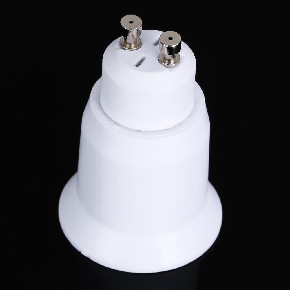 5 stk  gu10 til e27 utgangspunkt skrue lys lampe pæreholder adapter sokkel omformer lampeholder omformer