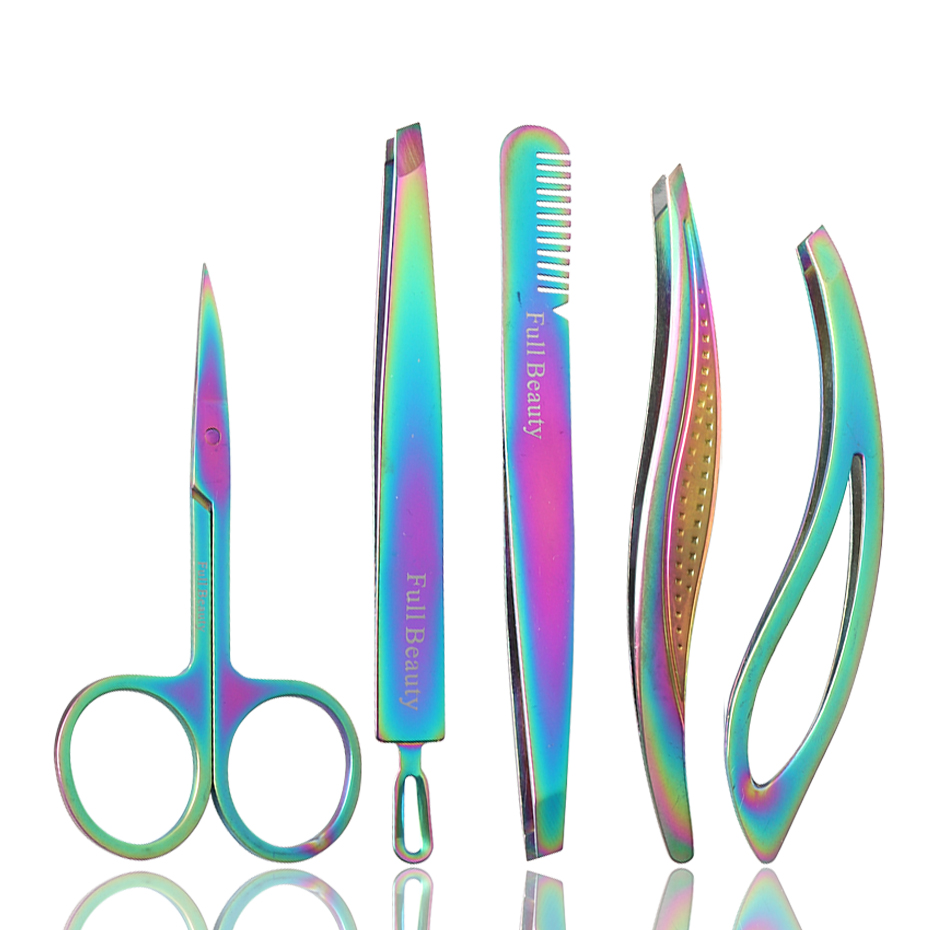 1 Pc Professionele Wenkbrauw Pincet Schaar Gezicht Haar Dode Huid Puller Wimper Extension Clips Makeup Manicure Gereedschap NFFBM1-5