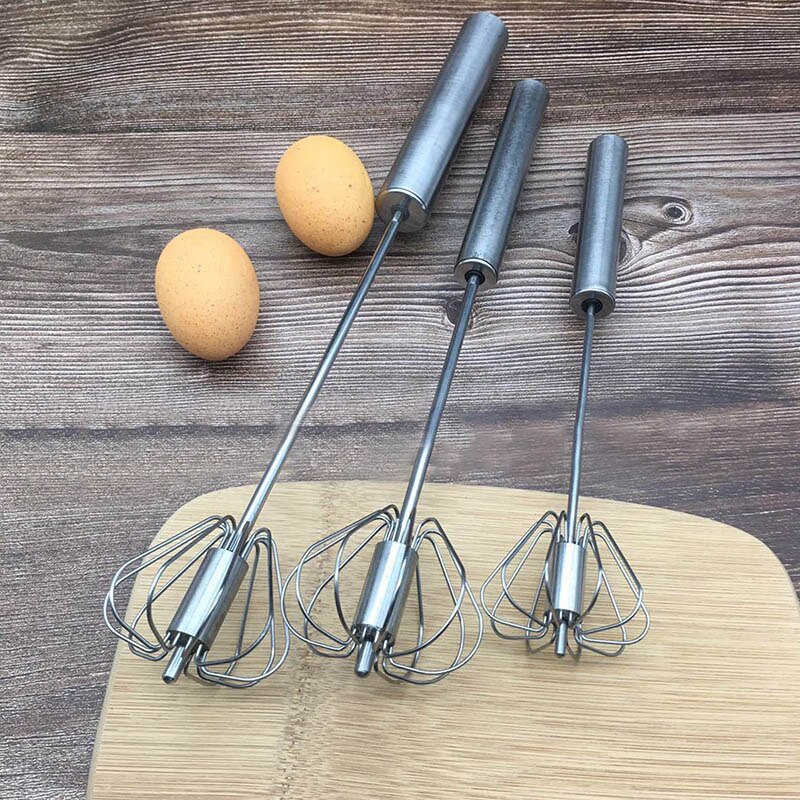 1Pcs Manual Press Type Semi-automatic Mixer Blender Egg Tools 12/14/16 Inch Whisk Kitchen Supplies DIY Baking