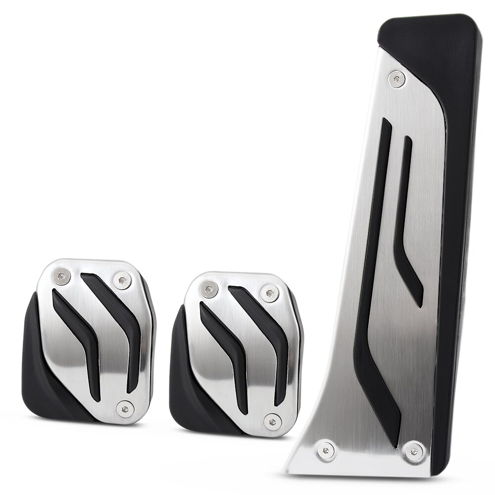 Car Pedals Pedal Cover Fit for BMW F20 F21 F22 F23 F24 F30 F31 F32 F33 F34 F35 F36 F80 F82 F83 E81 E82 E88 E90 E91 E92 E93 LHD: MT Without Rest