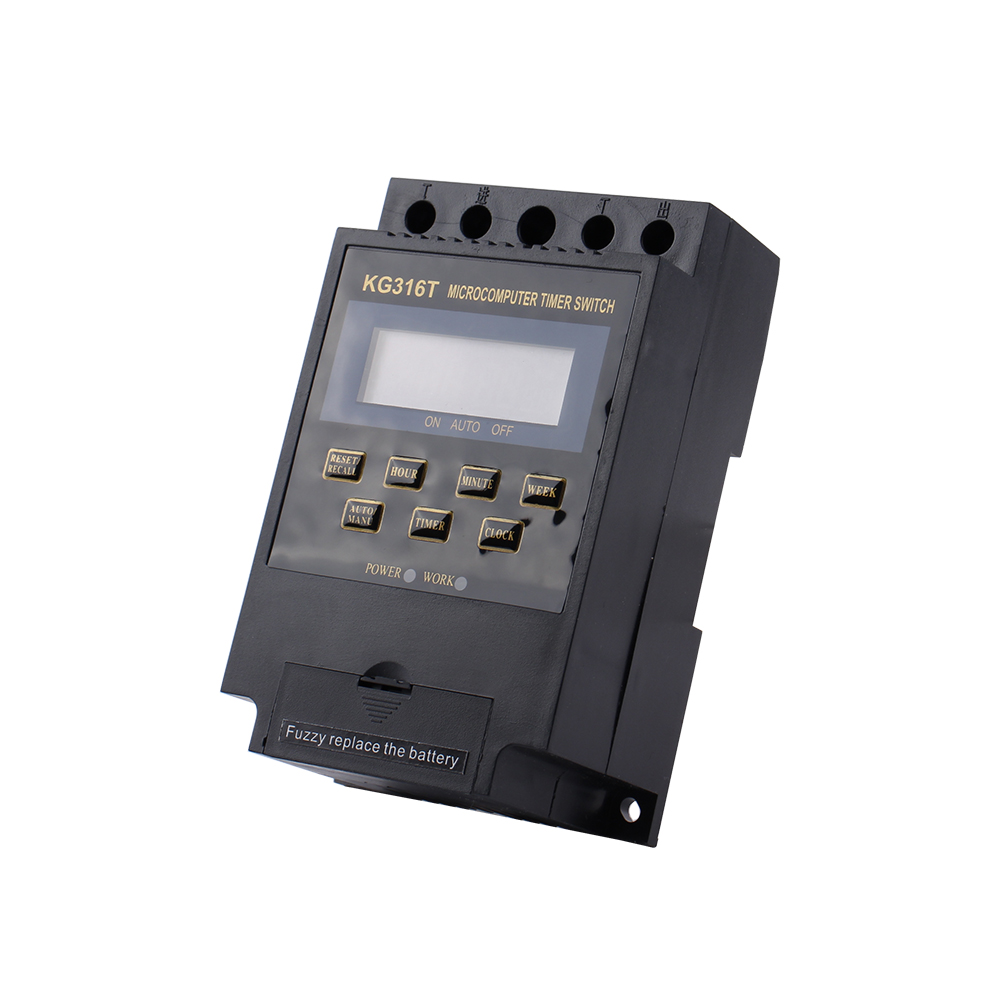 KG316 10A Intelligent Microcomputer Programmable Electronic Timer Time Switch Relay Controller AC 220V
