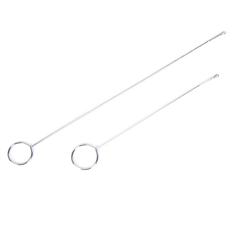 1/2PCS Size S/L Stainless Steel Sewing Loop Turner Hook Needle Embroidery DIY Needlework Tools