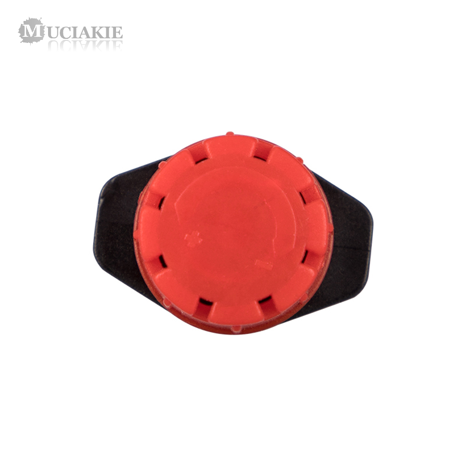 MUCIAKIE 1000PCS Red Adjustable 8-Hole Dripper with 1/4'' Barb Connecter Garden Irrigation Water Dropper Emitter for Soil Plants