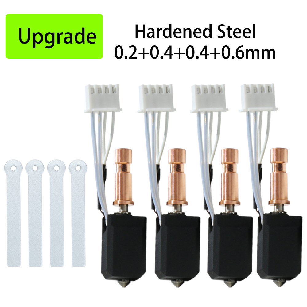 Für Anycubic Kobra S1 Hotend 200k Aktualisierung Keramik Heizdüse Kobra S1 Combo Hotend 24V 48W Schnelle Heizung Kobra S1 Zubehör: Silber