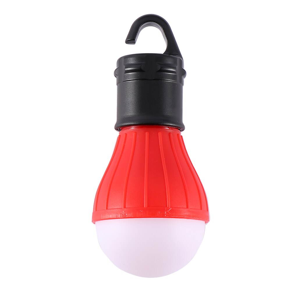 Mini bærbar lanterne telt lys 4 farver led pære nødlampe vandtæt hængekrog lommelygte til camping