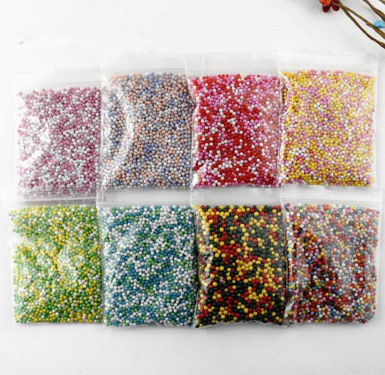 Mini Beads Ball For Clay Additives DIY Decoration Filler Sprinkles Supply Charms Accessories Toys