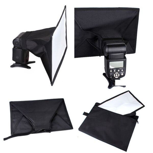 Universele 30x20 cm Flash Softbox Diffuser voor Canon 580EX 430EX II 550EX Nikon SB900 SB800 SB700 Nissin Yongnuo