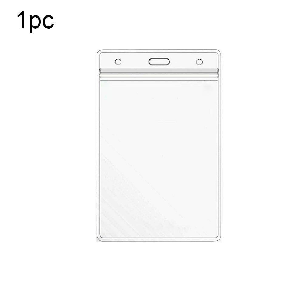 Transparent Waterproof ID Card Holder Work Factory Student Work Rope Card Factory Brand Student Tag Holder Lanyard Card R6H2