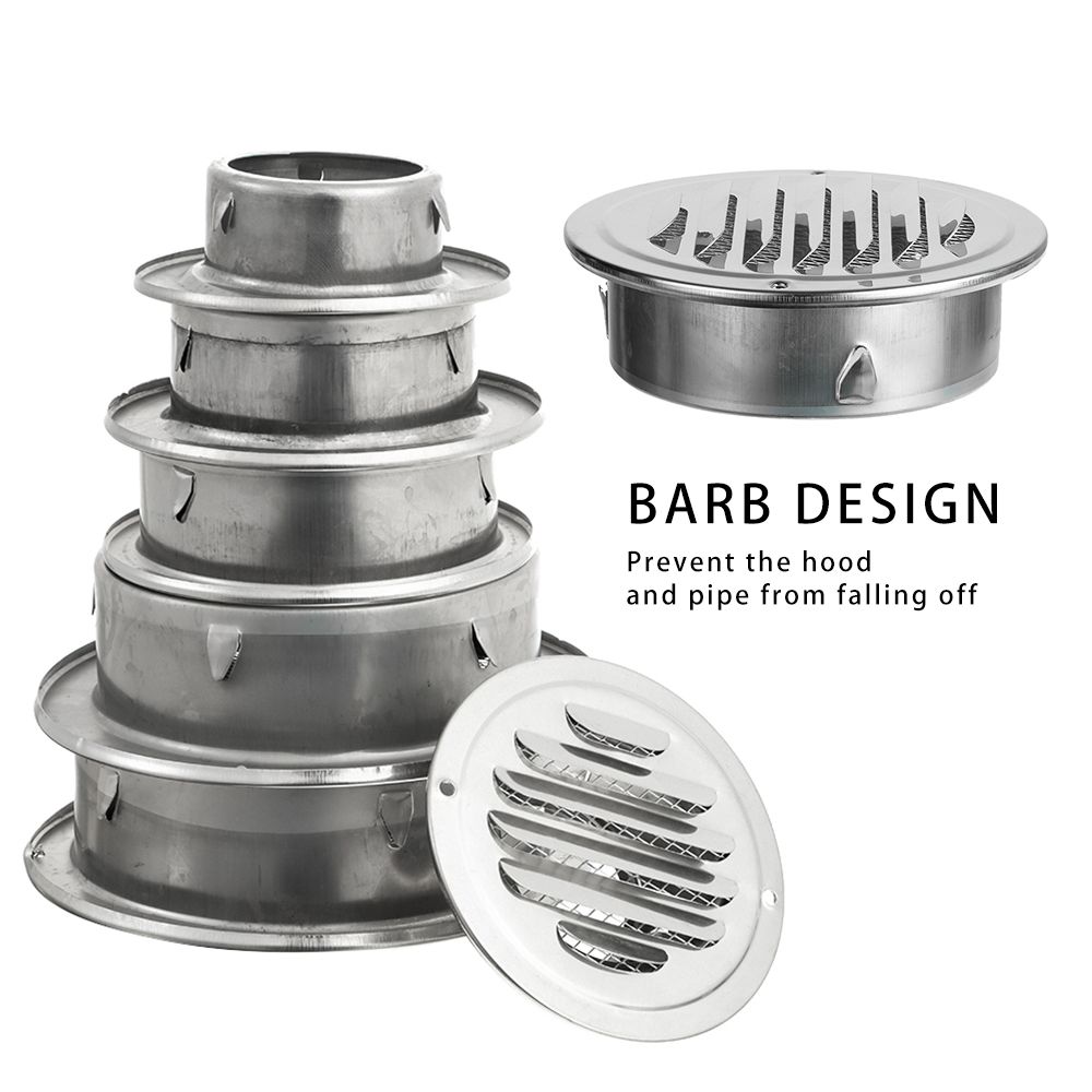 Round Exterior Wall Air Vent Air Circulation Cover Prevent Pest Anti-bird And Rat Ducting Ventilation Grilles