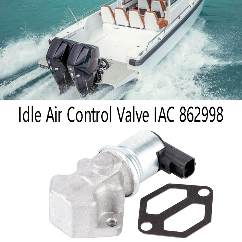 Idle Air Control Ventil IAC 862998 für Mercruiser Mercury Marine MPI V6 V8 5,0 5,7 Motoren Ersatz Air Control Ventil: Default Title