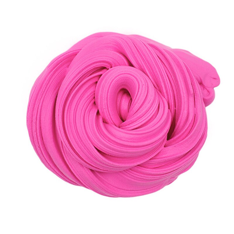 Colorful Fluffy Floam Slime Foam Beads Supplies Antistress Cotton Clay Magic Sand Toy Intelligent Plasticine for Kids: Roseo Slime