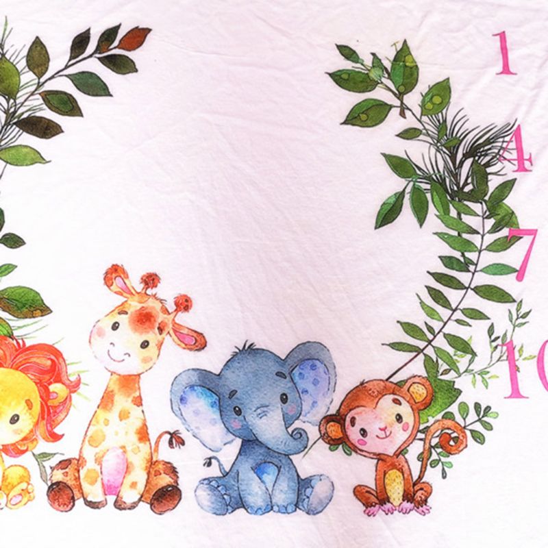Novo animal dos desenhos animados do bebê fotografia cobertor infantil swaddle toalha de banho cobertores crianças foto pano de fundo