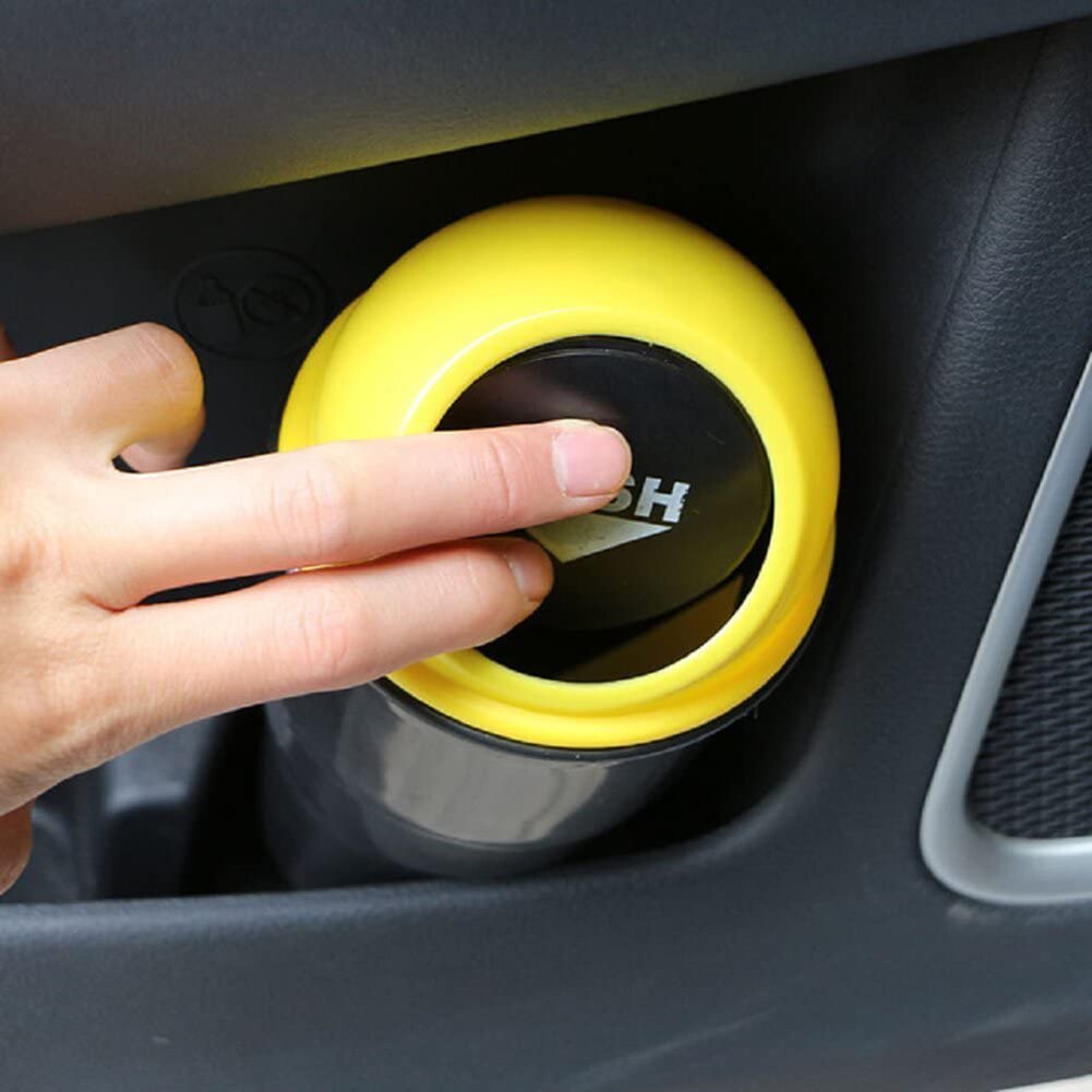 Auton mini roskakori automaattinen roskakori ajoneuvon pölyteline roskakorin laatikko jousikansi yleisauton roskakoritarvikkeet