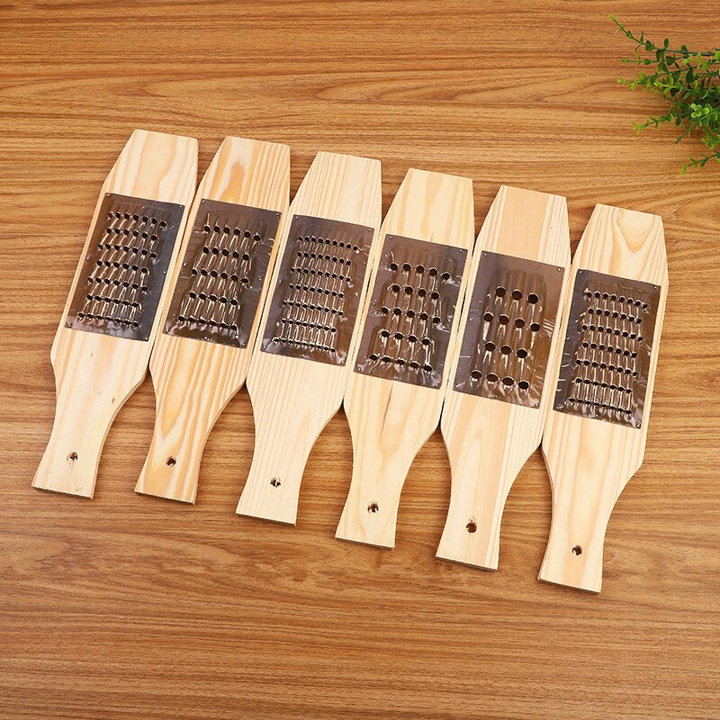 Pure copper plank radish multifunctional vegetable cutter planing old-fashioned wooden grater