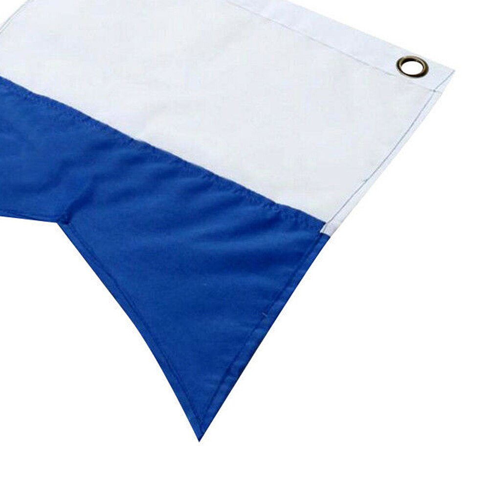 Barco de buceo de poliéster ligero, bandera alfa con arandelas de Metal, accesorios de buceo para natación y agua de 72x60cm
