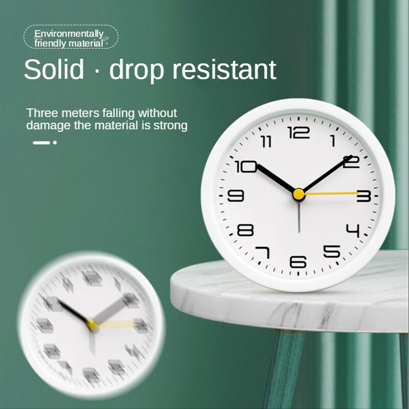 Eenvoudige Wekker Voor Kinderen, Jongens En Meisjes Leuke Klok Alarm Nachtkastje Lichtgevende Desktop Elektronische Klok.