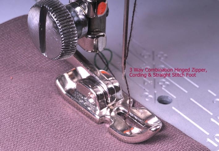 Singer Ritsvoetje 3 Way Combinatie Scharnierende Rits, cording &... – Vicedeal