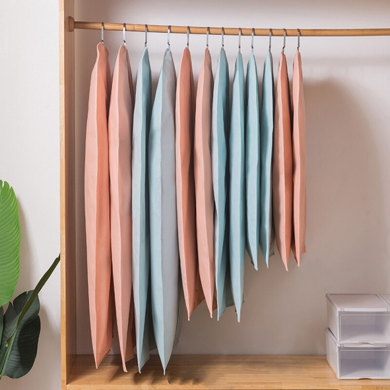 Sacs de rangement pour vêtements, housse de costume pour hommes, sac de rangement pour vêtements, protection suspendue contre la poussière de vêtement, étui de voyage avec fermeture éclair