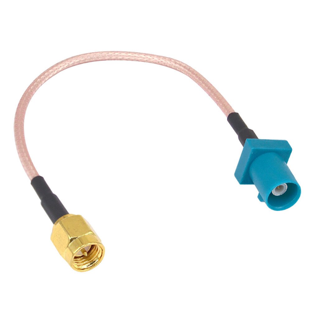 2 piece/lot SMA Male to Fakra Z Male GPS Antenna Extension Coax RG316 15cm