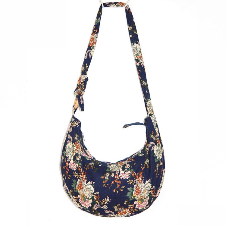 Bohemian Hobos Zak Zakken Katoenen Hippie Schoudertas Thai Top Zip Sling Crossbody Tas Hobo Tas Handgemaakte Messenger Purse: women bag 6