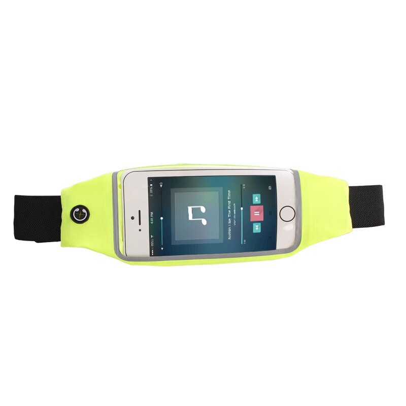 Universele 6 Inch Waterdichte Sport Telefoon Houder Armband Op Voor Iphone Samsung Huawei Xiaomi Gym Running Taille Bag Armband: yellow