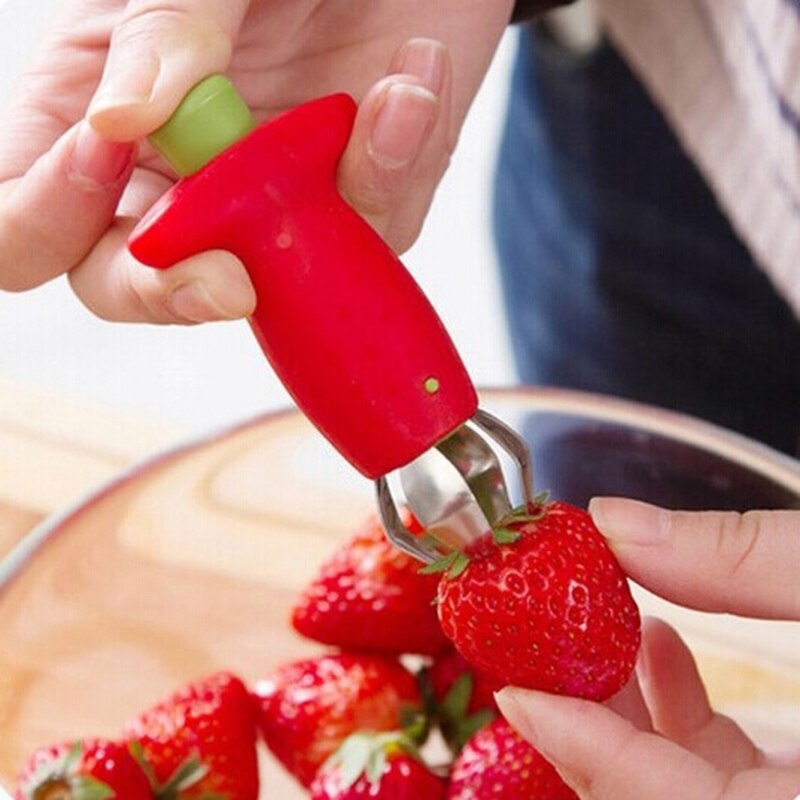 Erdbeere Tomate Stengel Entferner Stroh Entferner Obst Und Küche Gehen Zubehör Blatt sterben Schnelle Zu Scheller Schälen Gemüse