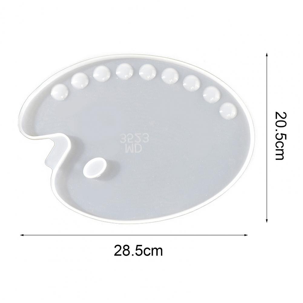 Epoxy Mold Elastic Easy to Demold Silicone Epoxy Palette Mold for