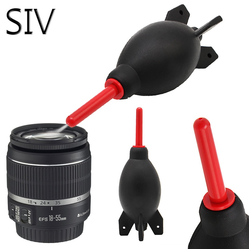 SIV DSLR Camera Lens Air Dust Blower Rubber Pump Cleaner Rocket Duster Cleaning Tool