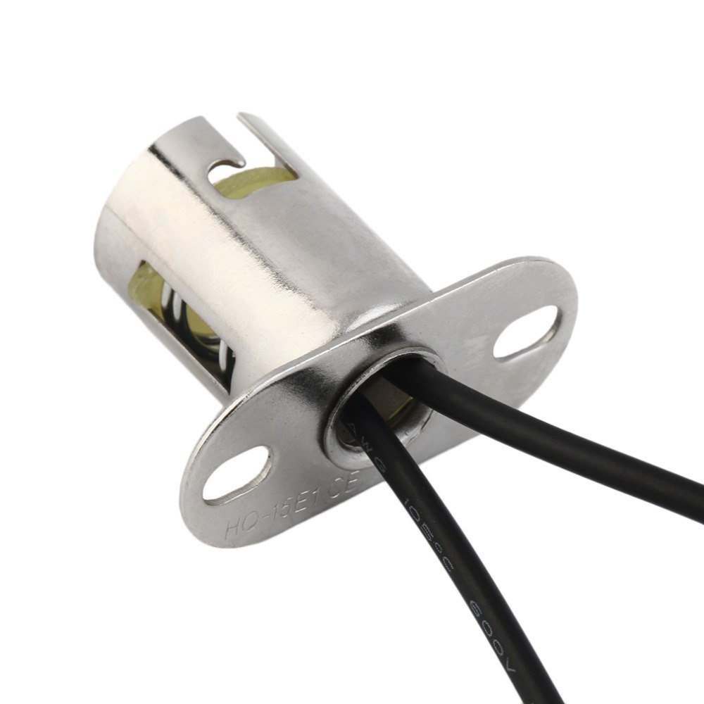 Genuine 1157 BA15D LED Light Bulb Socket LED Bulb Holder Cable Wire Adapter Socket Converter For Car Turn Singal Lamp