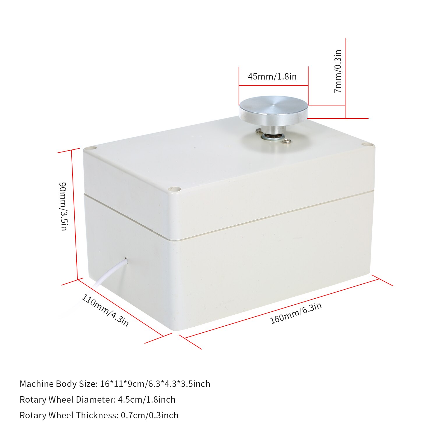 4.5Cm Elektrische Aardewerk Wiel Machine Mini Usb Aardewerk Wielen Klei Gooien Maken Keramische Machine Keramische Klei Potter Kit