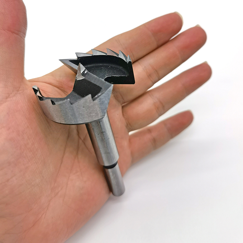 1pcs 6mm-54mm Multi-tooth Forstner Woodworking Wood tools Hole Saw Hinge Boring drill bits Round Shank High Carbon Steel Cutter