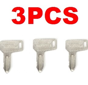 1pc 2Pcs Excavator Ignition Key For Yanmar Engineering VIO40 VIO45 VIO50 VIO15 VIO17 VIO20 3 VIO35 VIO27-2 3 5 Vehicle Accessory: 3PCS