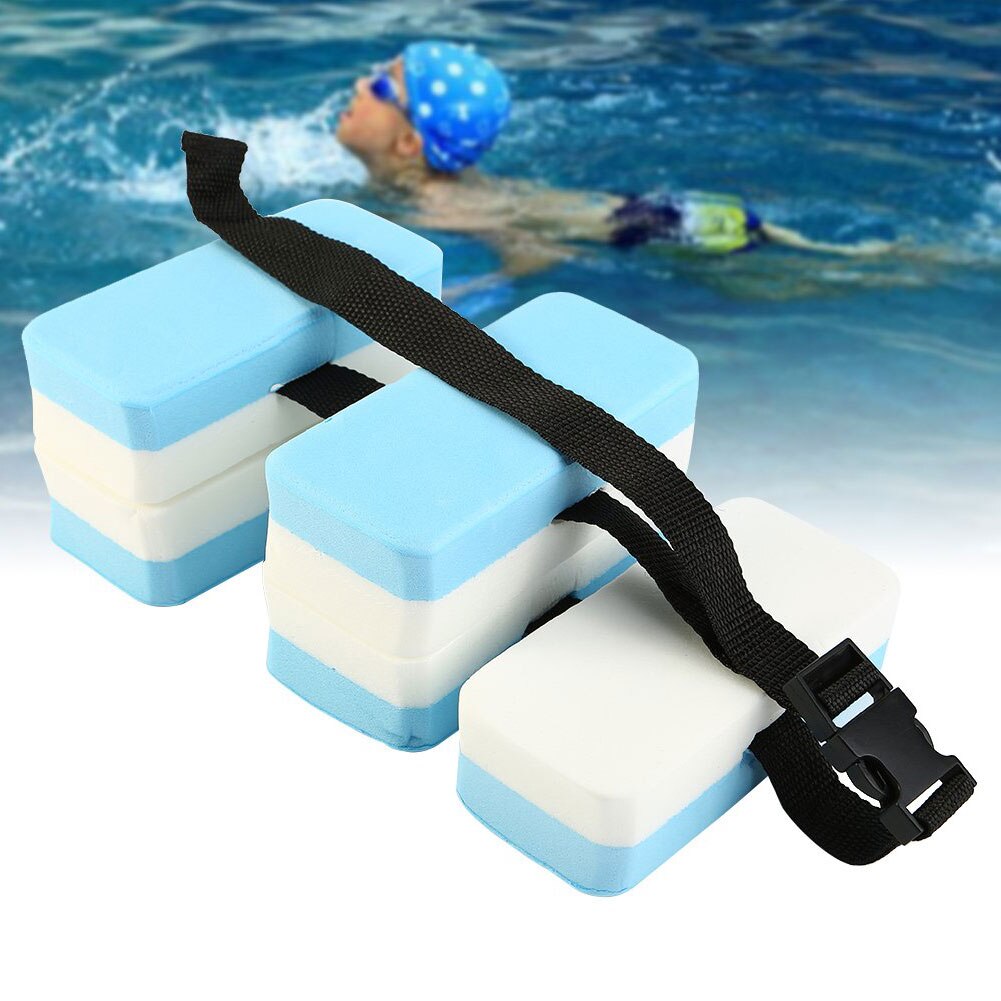 Swim Floating Belt Auxiliary Learn To Swim Children Adult Safety Swimming Leaning Training Float EVA Belt Waistband Blue