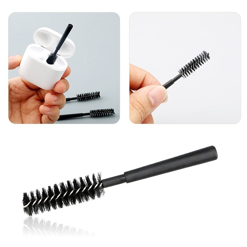 Voor Apple Airpods Schoonmaken Tool Wattenstaafje Oortelefoon Mobiele Telefoon Opladen Poort Borstel Katoen Wegwerp Cleaning Stick