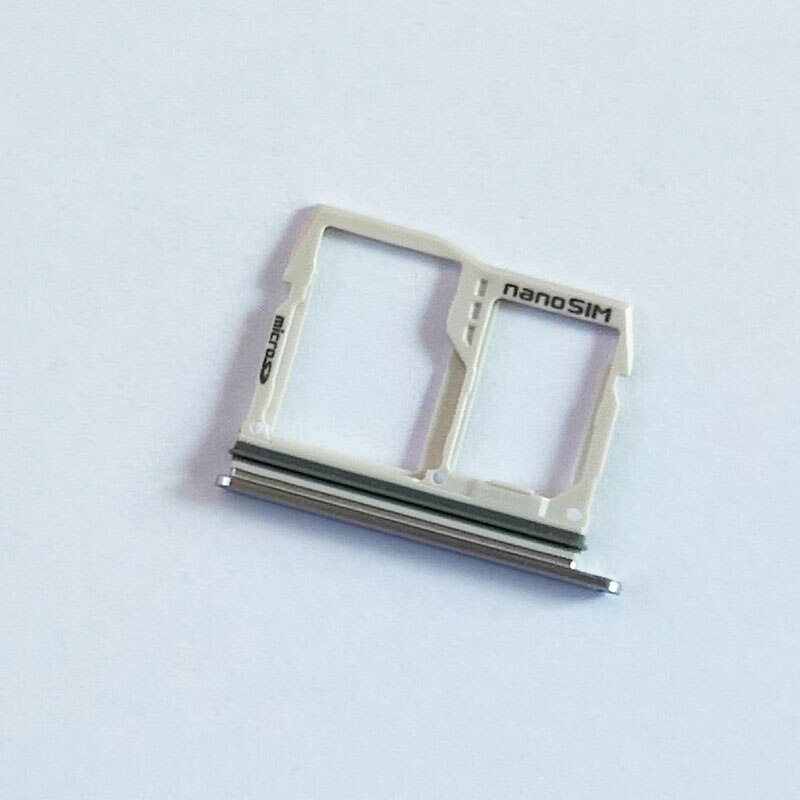 10 pz/lotto Sim + micro SD carta lettore Supporto Del Vassoio fessura Impermeabile Contenitore di Ricambio per LG G6 H871 H872 LS993 VS998 H873