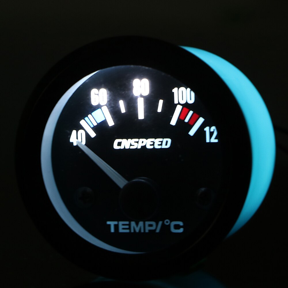 Water Temperature Meter Automobile Vehicle Meter Car Gauge Voltmeter 12V 2" 52mm 0-100PSI Oil Pressure Gauge
