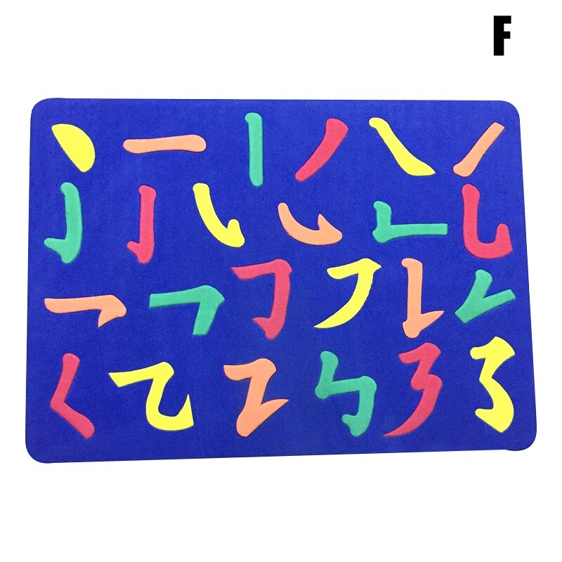 Kinderen Leren Letters Cijfers Stereo Koelkast Koelkast Sticker Home Decoratie Educatief Training BM88: f