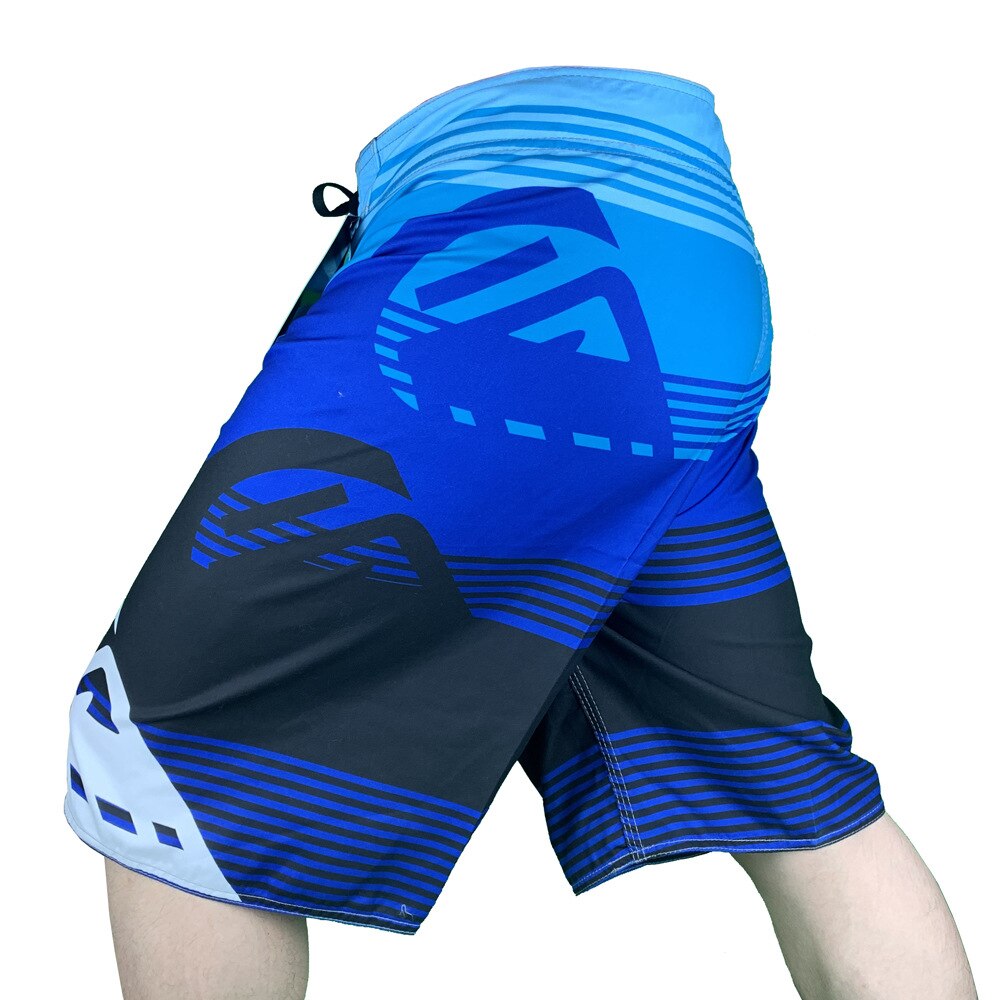 lässig männer Sommer kurze Hose schnell trocken kurz Hosen Basketball bermuda Surfen kurze Hose Beachwear Sporthallen Sport kurze Hose Für Männer: Blau / XXL