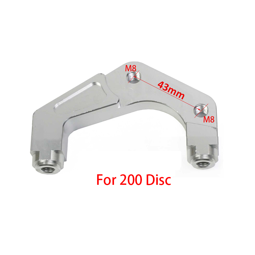 Étrier de frein à disque de moto, étrier RPM, lancement de 82mm, universel, 200mm, 220mm, Rotor flottant à disque avec support adaptateur