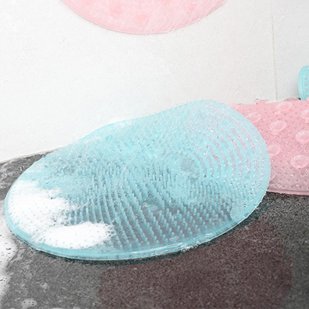 1pc badmattor av plast badrum ryggmassagekudde massagerum duschmatta duschbadkar för toalett halkfri matta rum  x6 g 5
