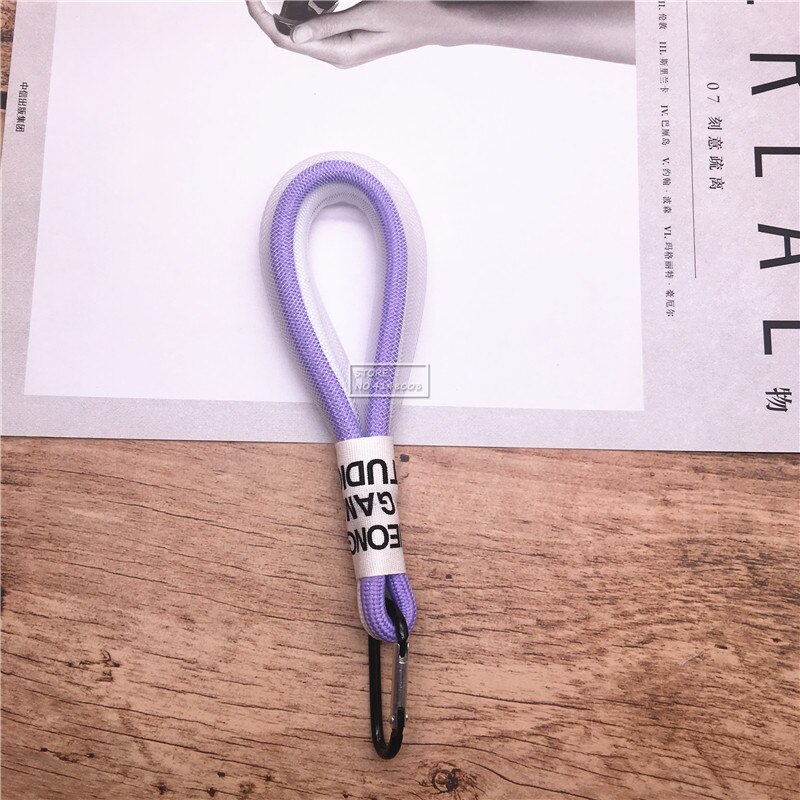 Llavero fluorescente con cordón para llaves, correa de cuello corto para llaves de coche, bolso para niños, colgante, para amigos: 9