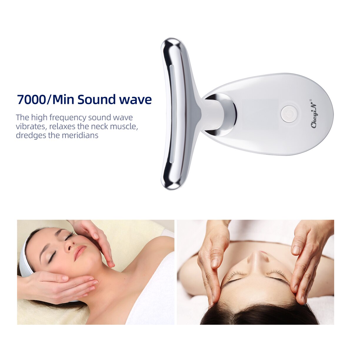 4 In 1 Verwijder Dubbele Kin Hals Apparaat Led Photon Therapie Anti-Rimpel Accupoint Trillingen Gezicht Huid Lifting Aanscherping massager