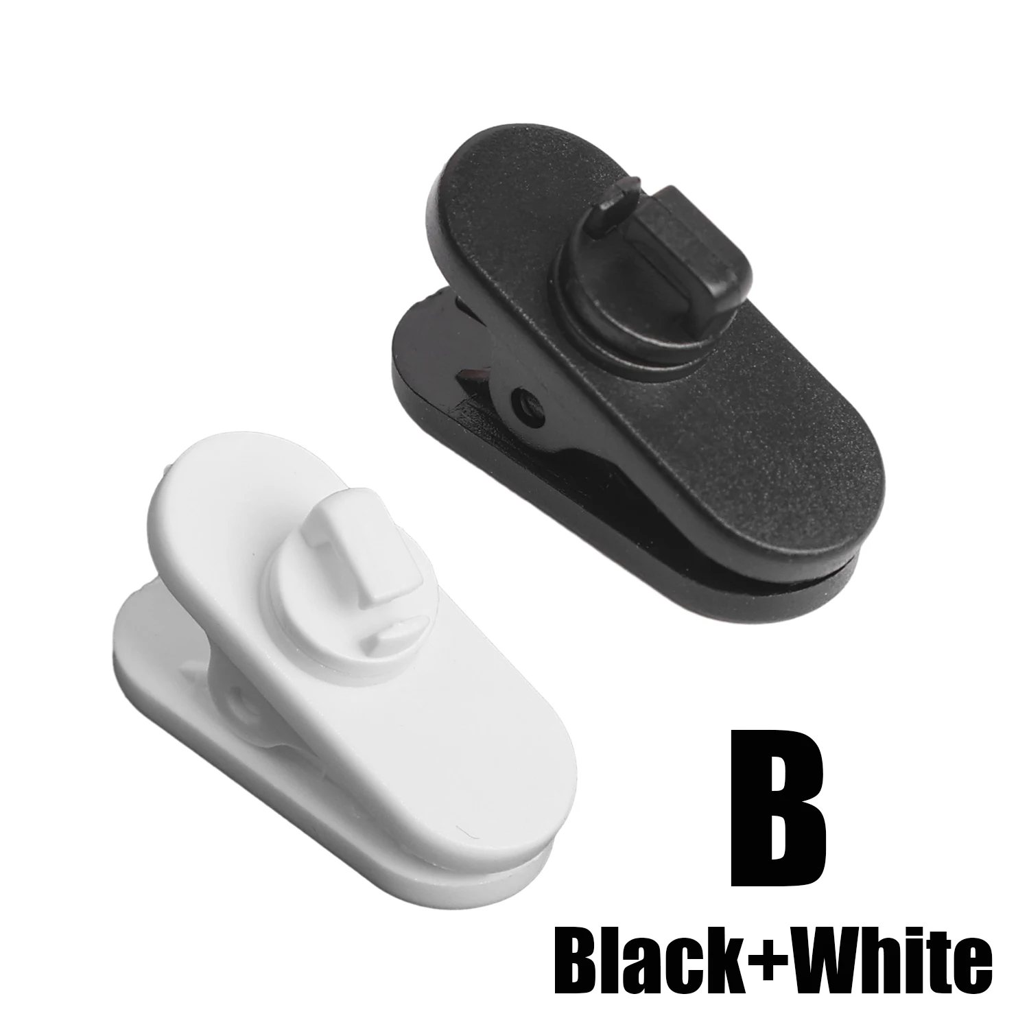 Clips de Cable para auriculares, línea de auriculares giratoria, Clip para ropa, Collar, abrazadera de puño desmontable, gancho, accesorios para auriculares, 1-10 Uds.