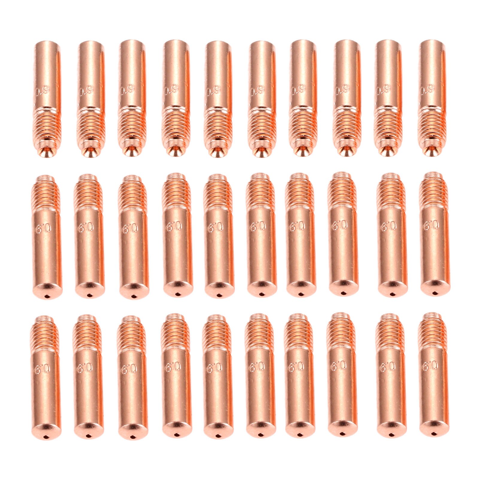 30Pcs .035" 000 068 MIG Contact Tips Tubes Fit for Miller M10 M15 M25 M40 000068