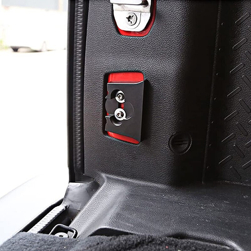 Bloqueo de límite de puerta trasera para Jeep Wrangler, tope de pestillo de puerta trasera, bloque de refuerzo