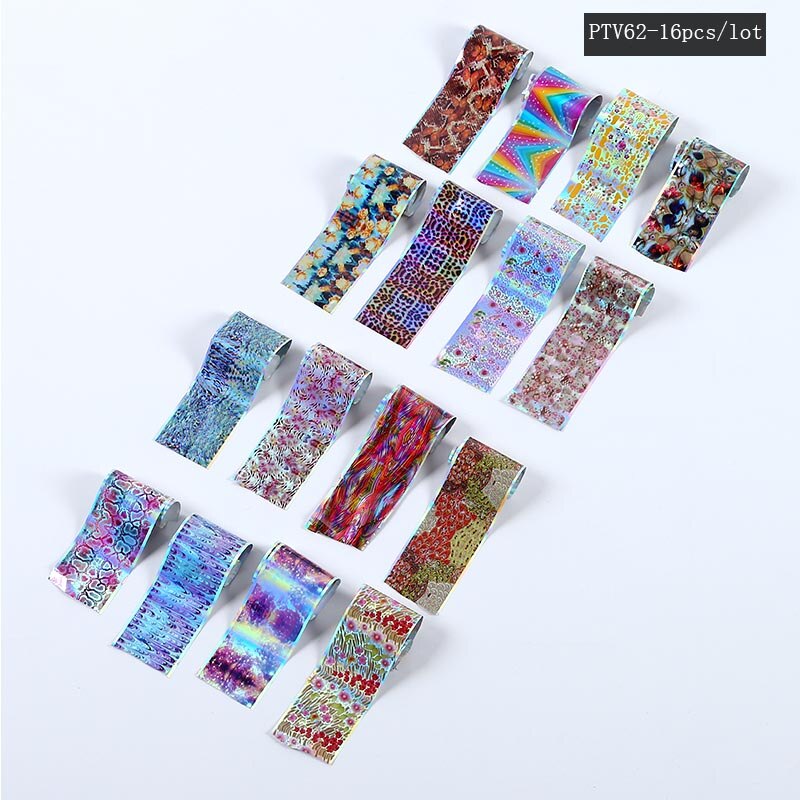 1set Starry Sky Nail Foils Nail Art Transfer Sticker Decal Stylish DIY Nail Tips Decoration: PTV62